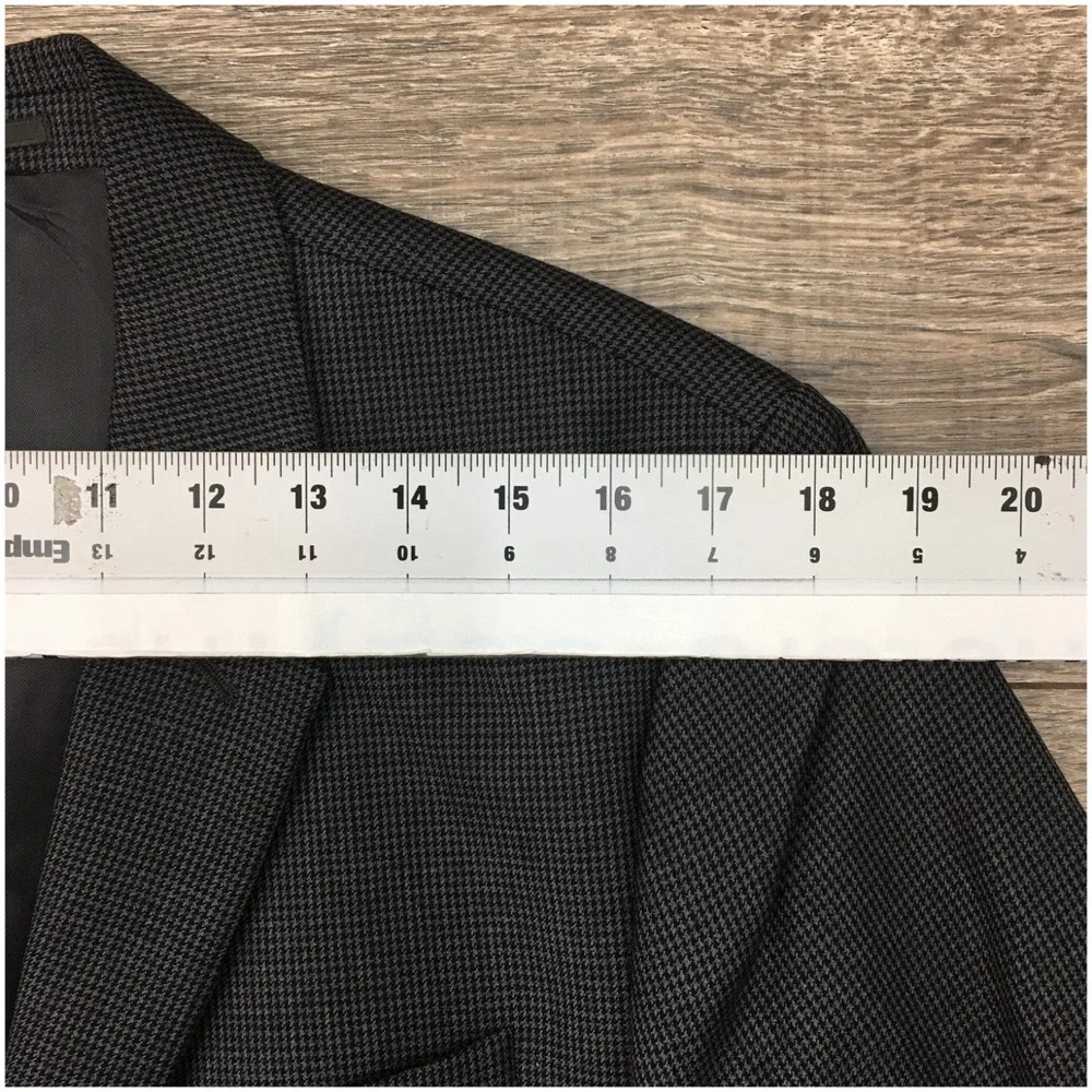 REISS Mens Wool Blazer Sport Coat Casual Jacket Size 40R One Button‎ Suit
